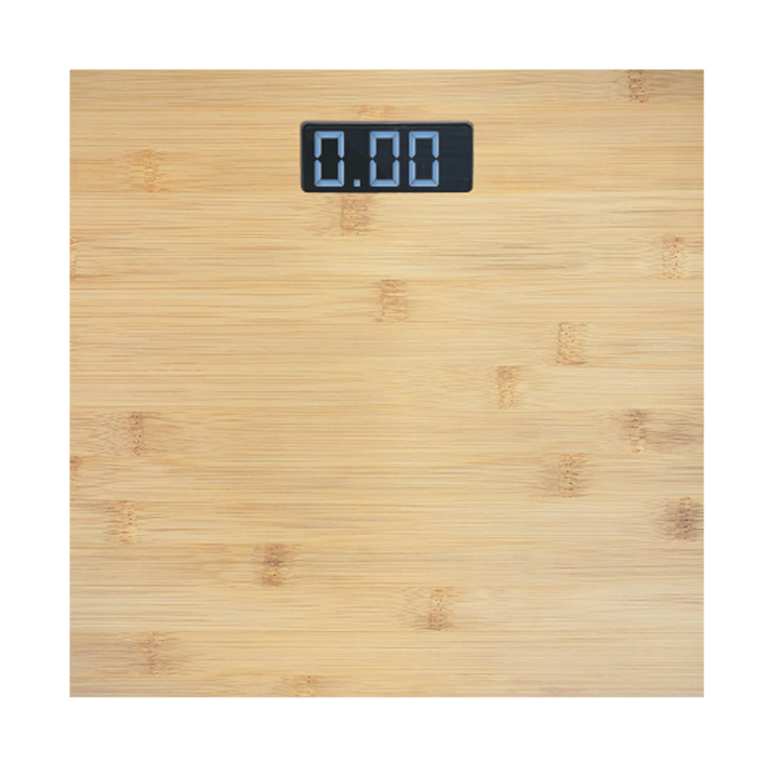 JS Gourmet Wooden Bamboo Bathroom Body Weight Scale with Digital LCD Display Maximum Capacity of 396 lbs Adding a Stylish & Modern Touch to Your Toilet