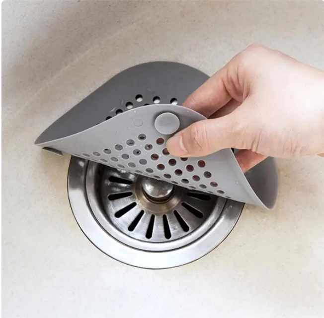 Silicone Sink & Shower Drain Stopper & Hair Catcher
